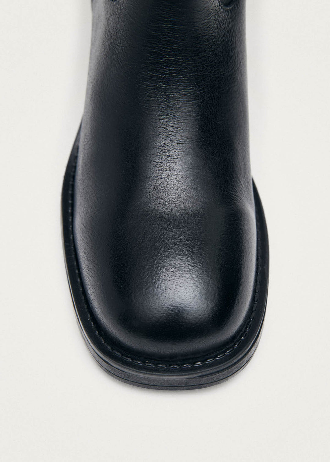 Sajan Black Leather Boots