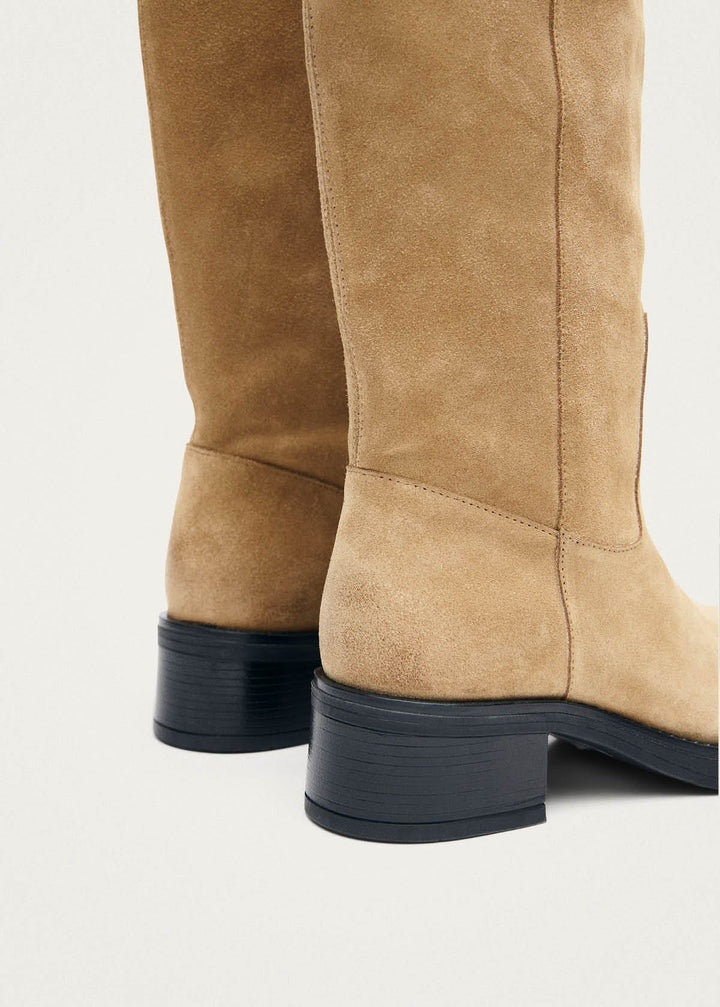 Sajan Suede Sand Leather Boots