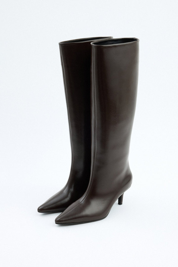 Seravyn | Leather Knee High Boots