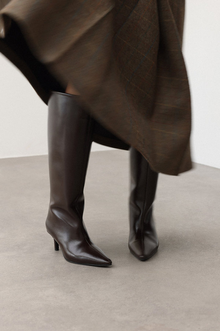 Seravyn | Leather Knee High Boots