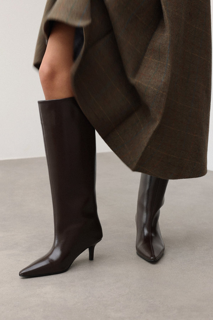Seravyn | Leather Knee High Boots