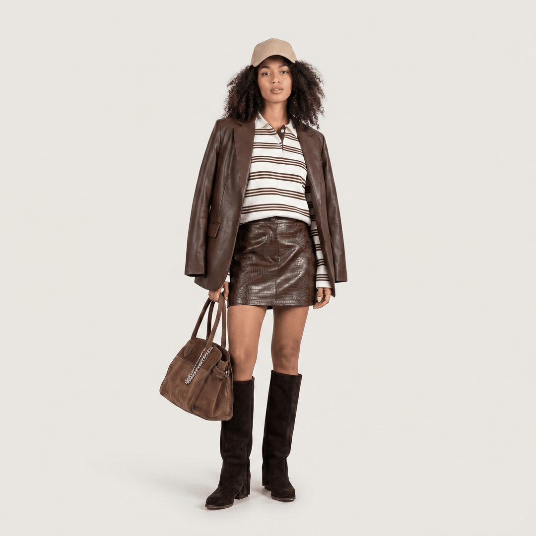 Paloma Dark brown Texan Boots