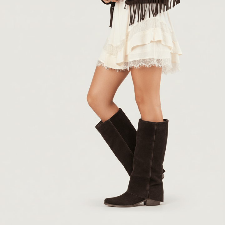 Paloma Dark brown Texan Boots