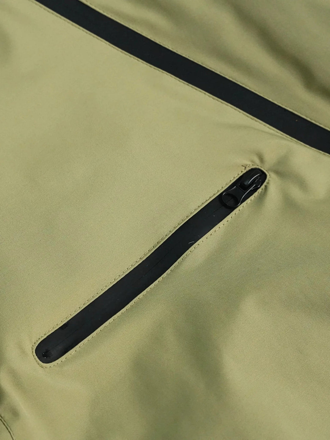 The Sienna Rain Anorak Short Asymmetric Zip Rain Hoodie