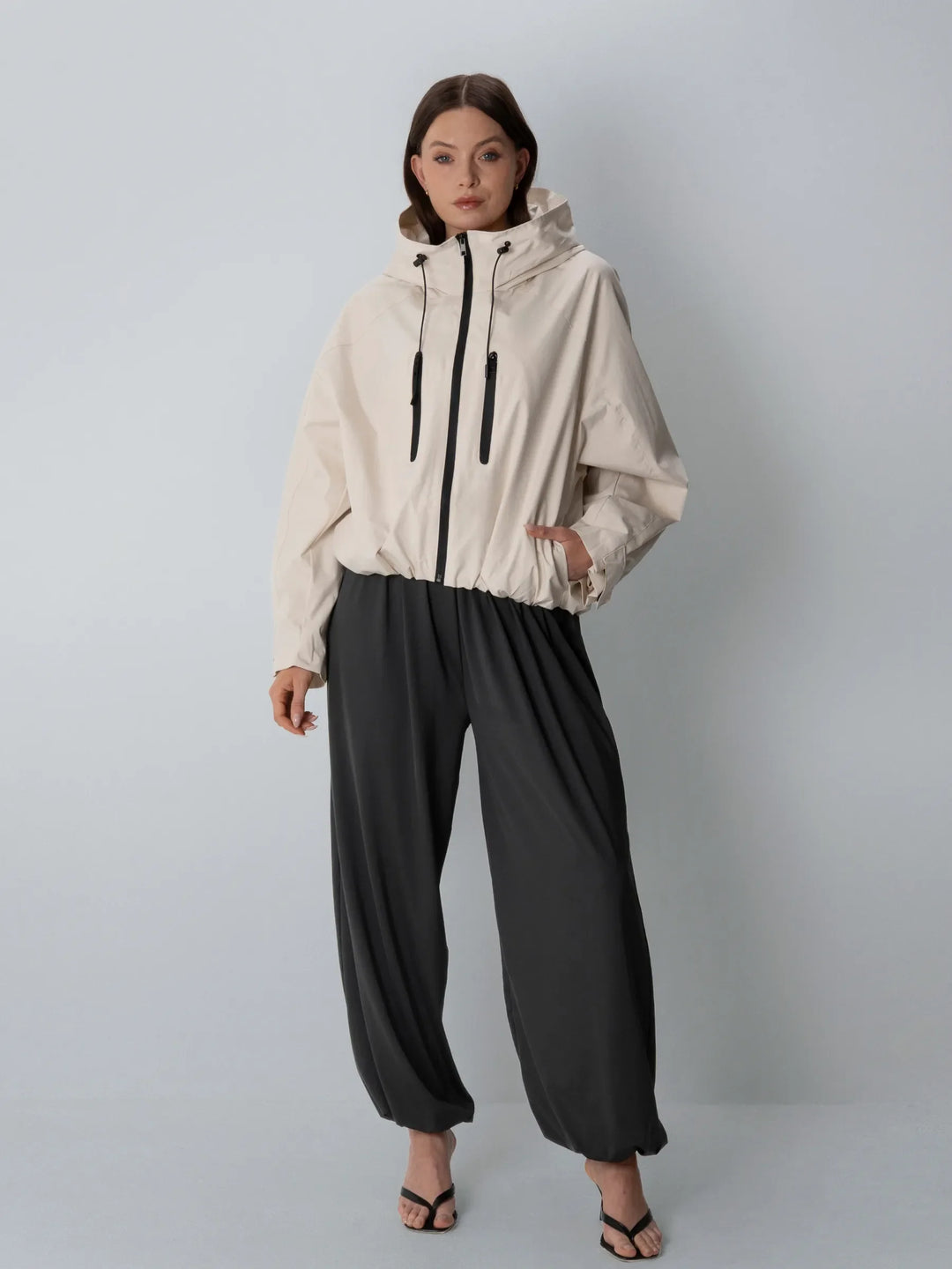 The Elara Oversized Rain Jacket