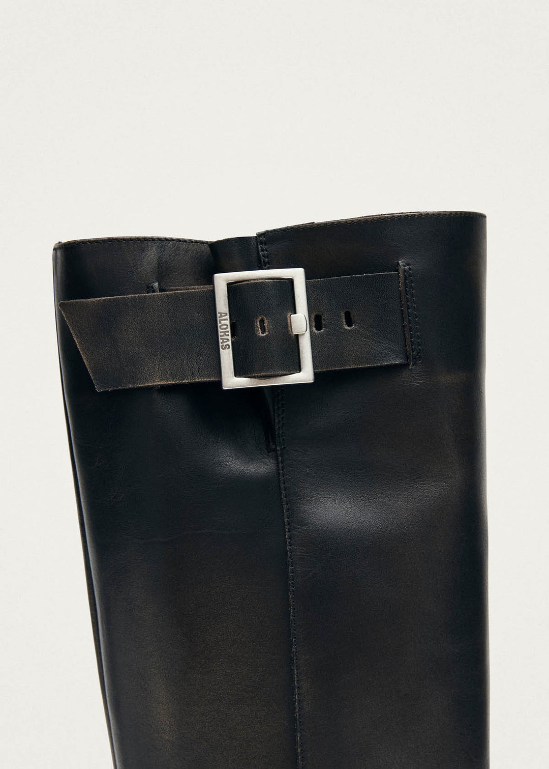 Tomi Vintage Effect Brown Leather Boots