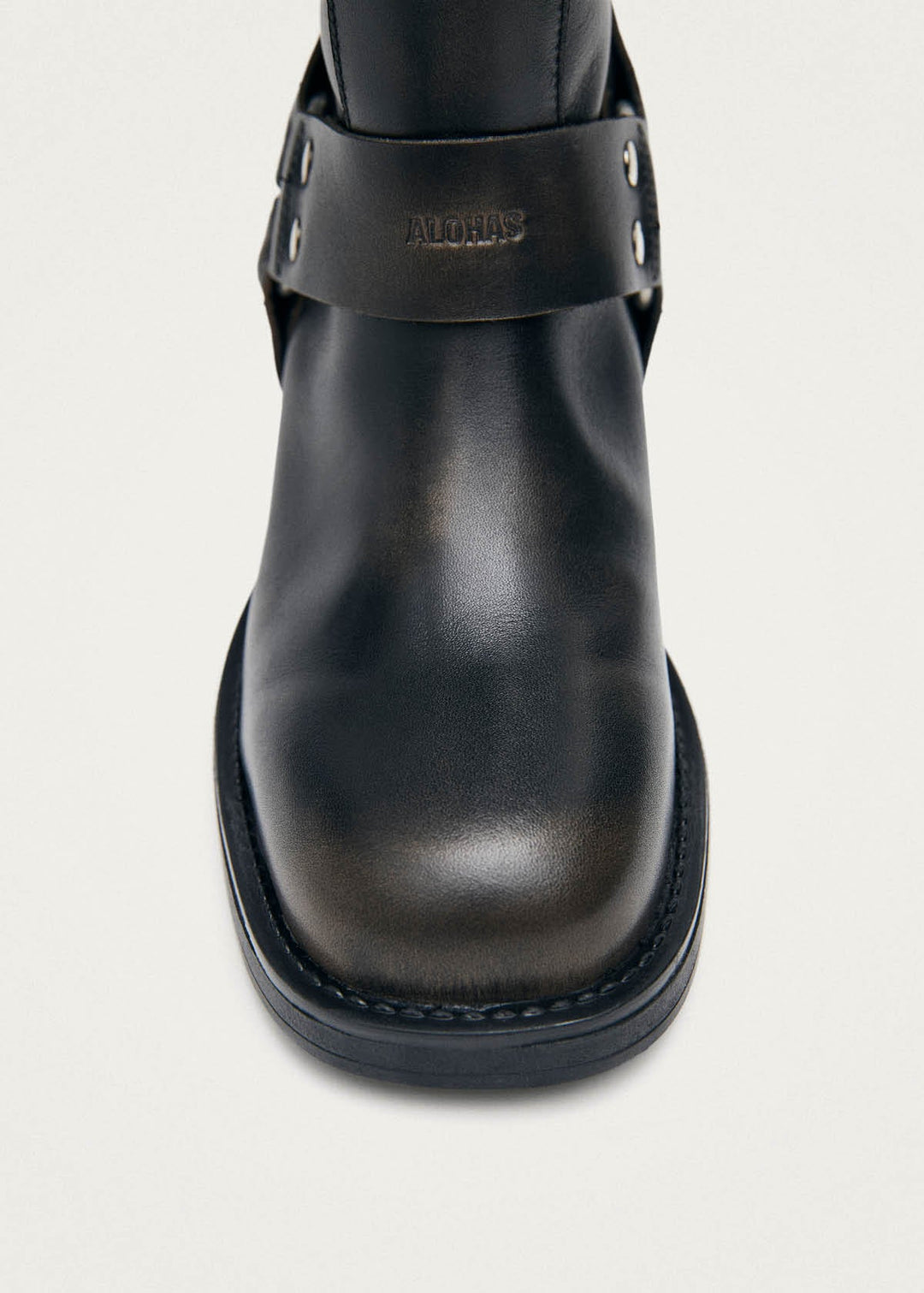 Tomi Vintage Effect Brown Leather Boots