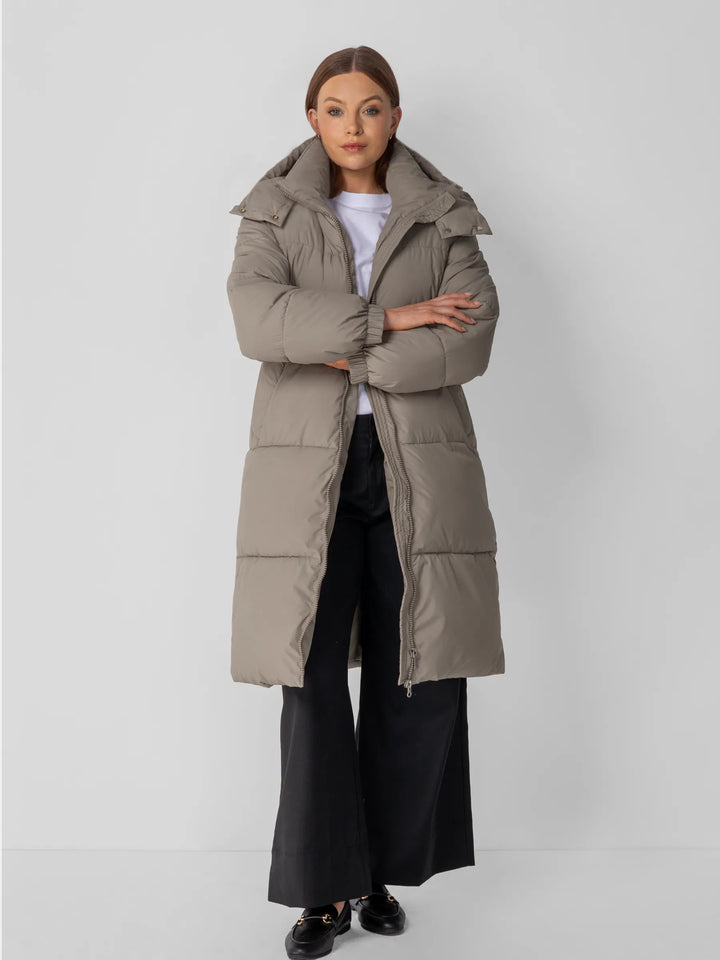 WarmCore™ Classic Long Hooded Puffer Jacket