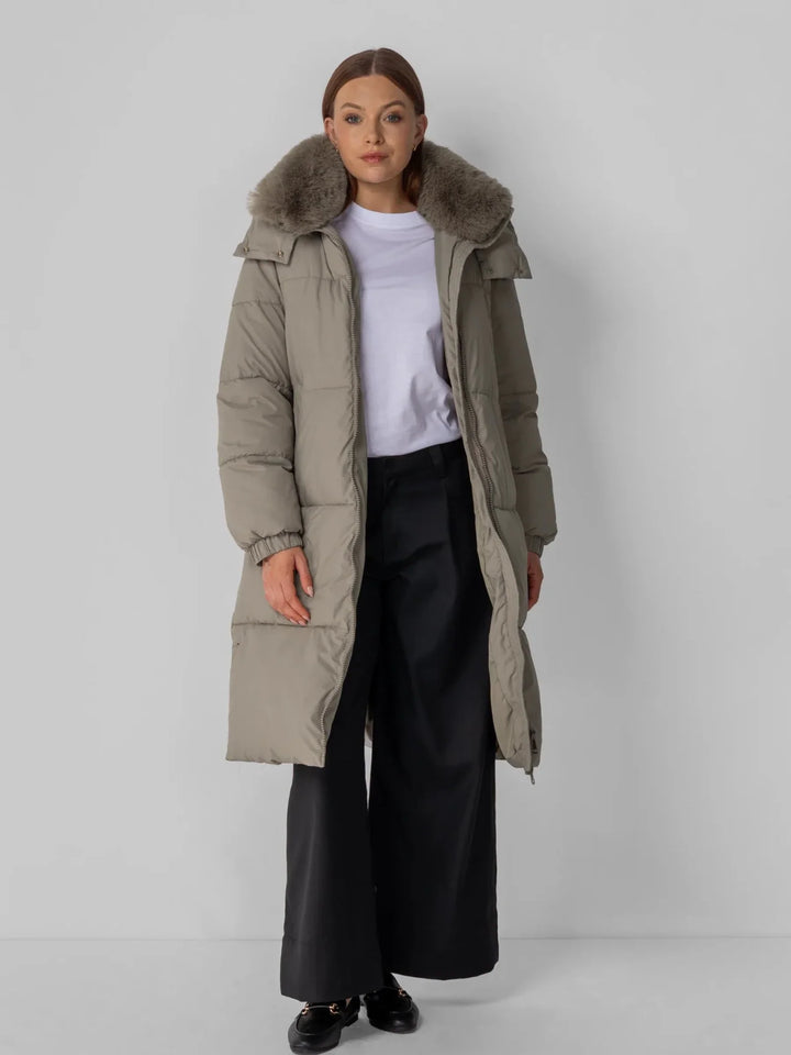 WarmCore™ Classic Long Hooded Puffer Jacket