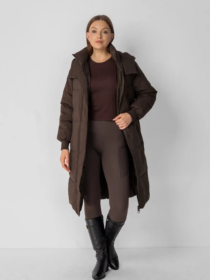 WarmCore™ Classic Long Hooded Puffer Jacket