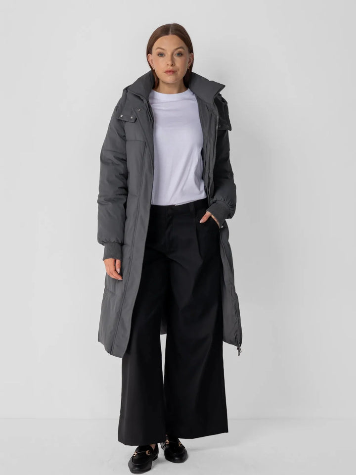 WarmCore™ Classic Long Hooded Puffer Jacket