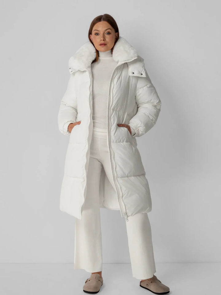 WarmCore™ Classic Long Hooded Puffer Jacket
