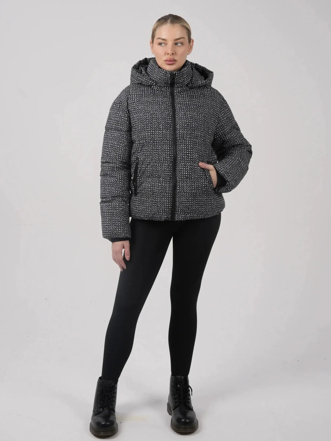 WarmCore™ Classic Short Detachable Hooded Puffer Jacket