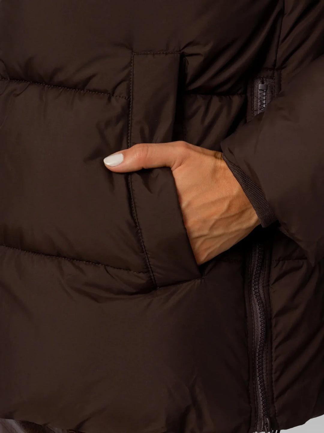 WarmCore™ Detachable Faux Fur Collar Hooded Puffer