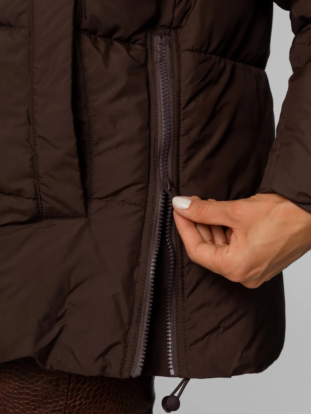 WarmCore™ Detachable Faux Fur Collar Hooded Puffer