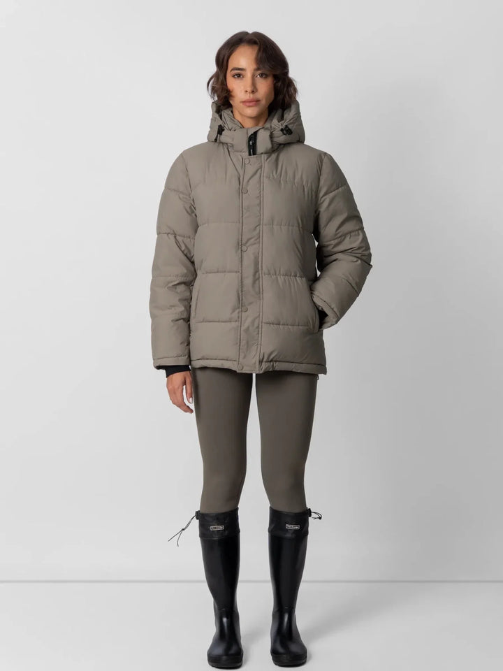 WarmCore™ Detachable Hooded Regular Length Puffer Jacket