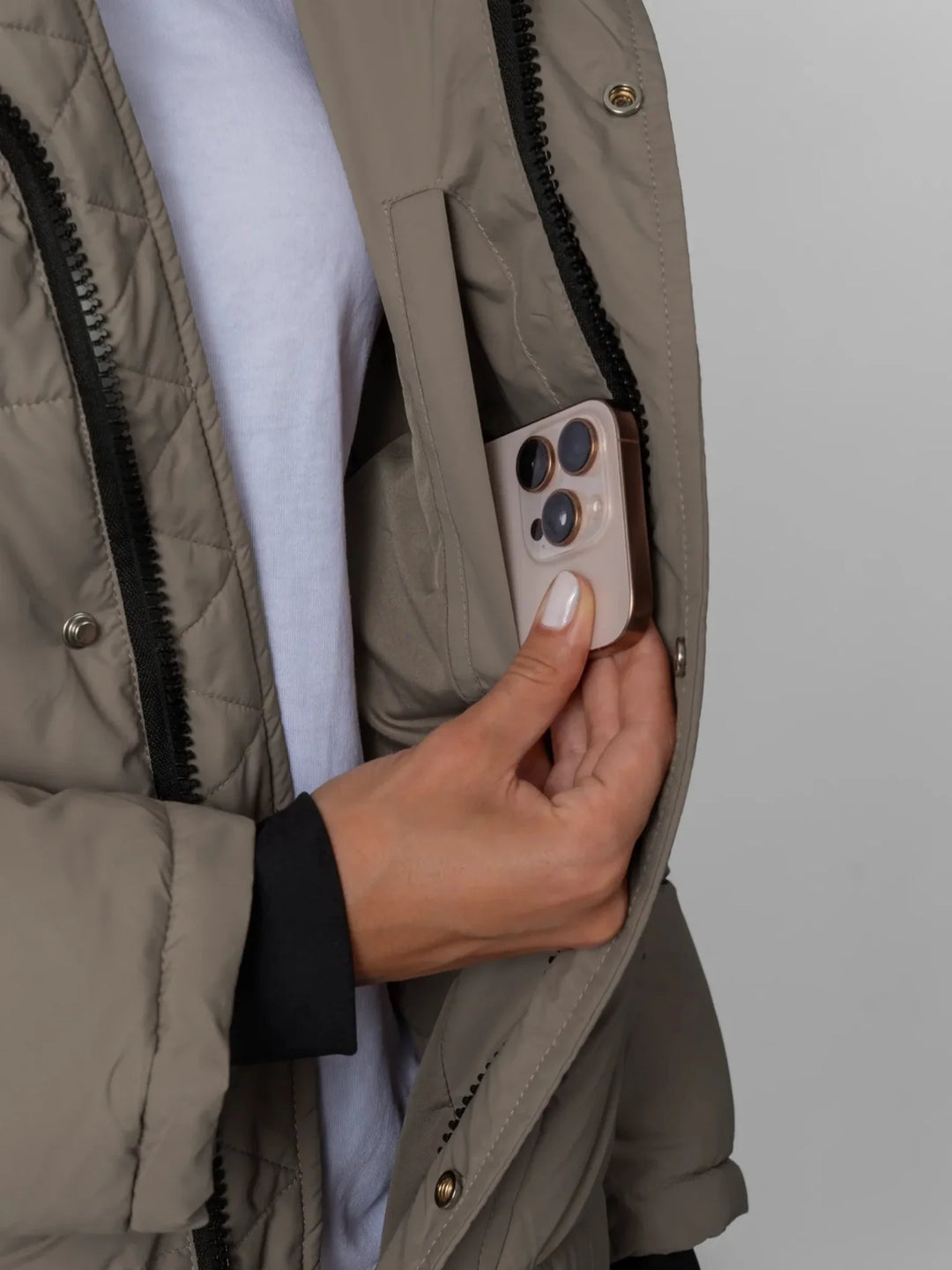 WarmCore™ Detachable Hooded Regular Length Puffer Jacket