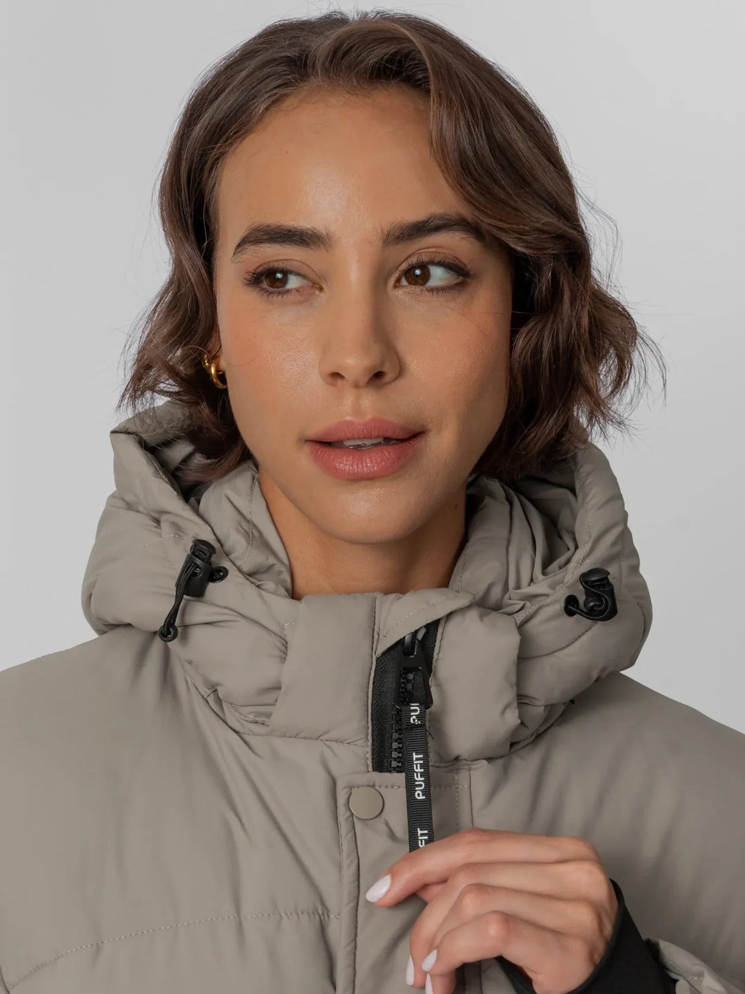 WarmCore™ Detachable Hooded Regular Length Puffer Jacket