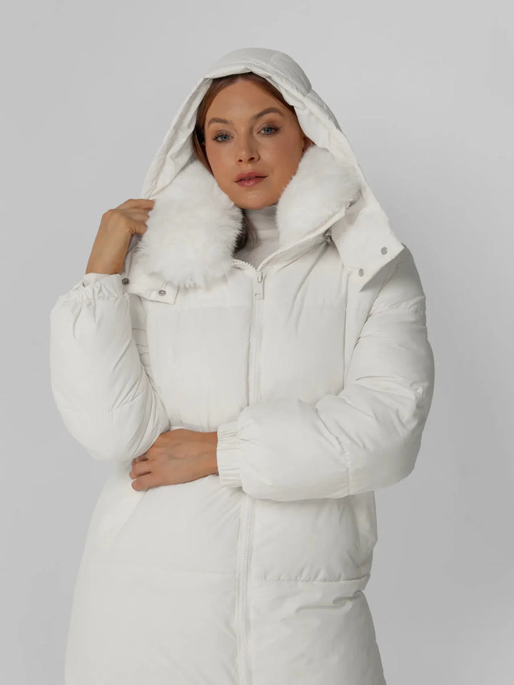 WarmCore™ Classic Long Hooded Puffer Jacket