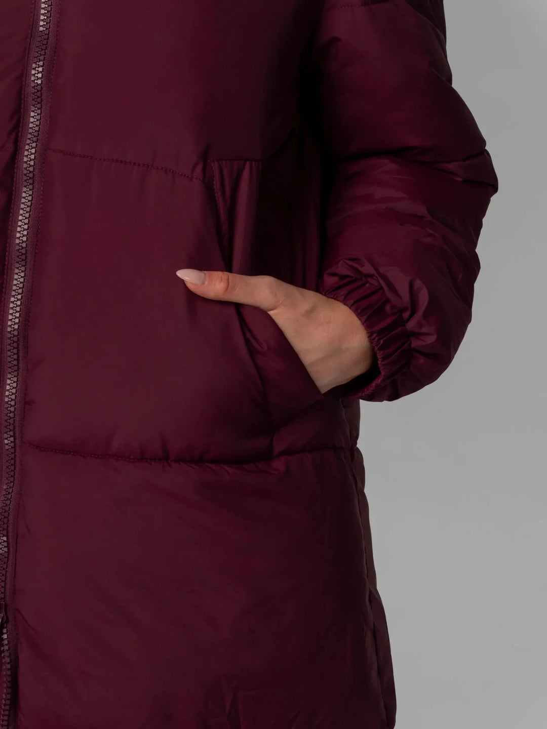WarmCore™ Faux Fur Collar Long Puffer Jacket