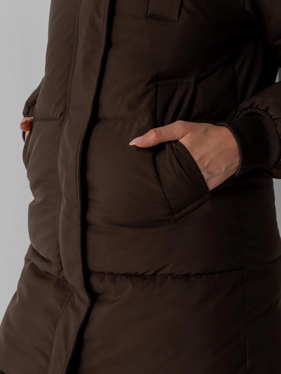 WarmCore™ Faux Fur Lined Classic Long Puffer