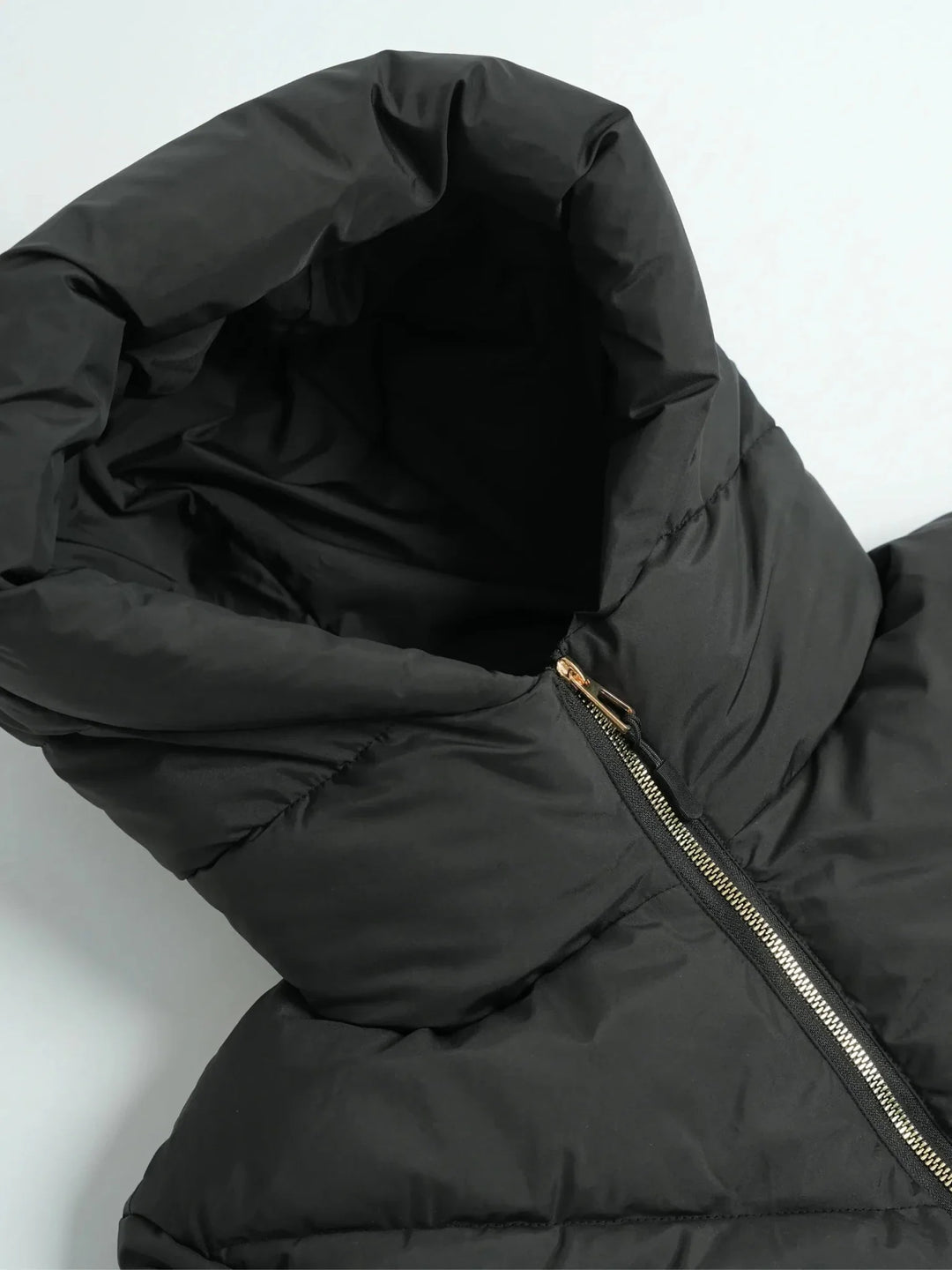 WarmCore™ Gold-tone Belted Puffer Jacket