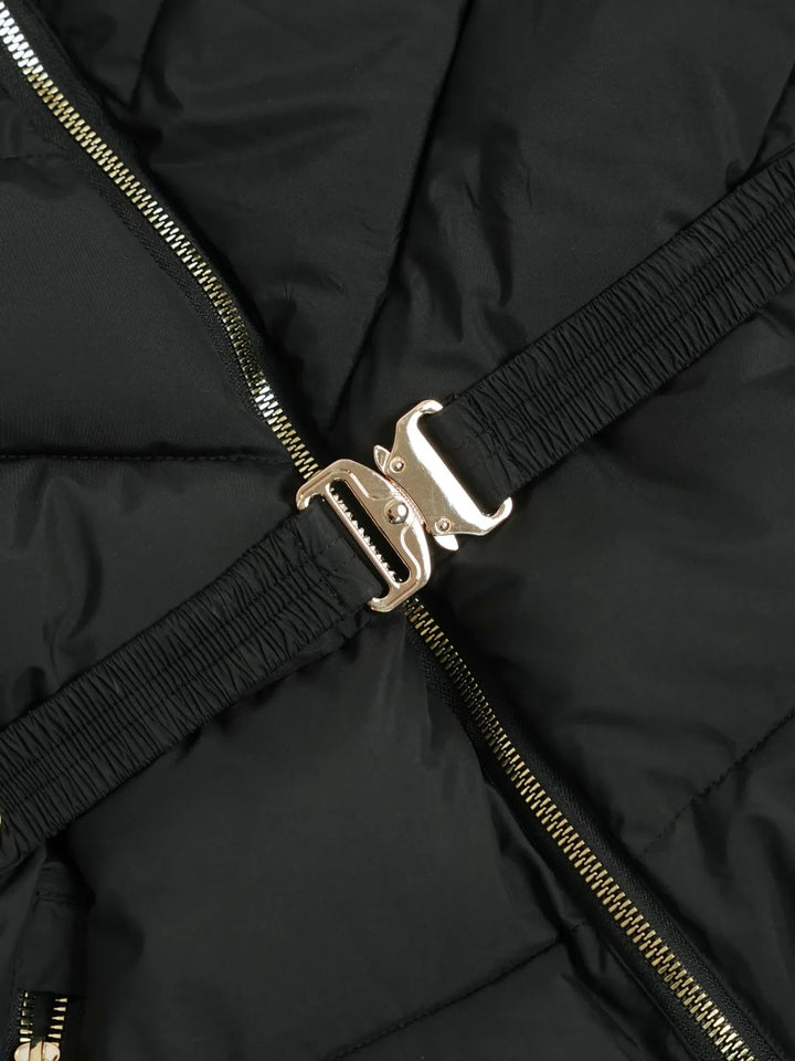 WarmCore™ Gold-tone Belted Puffer Jacket