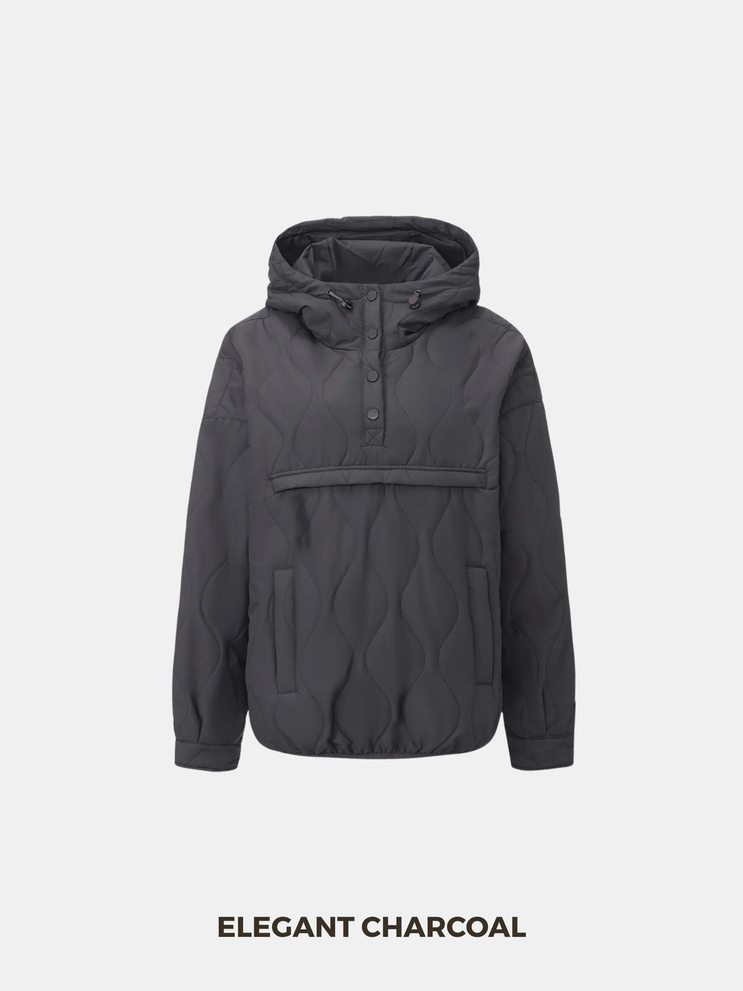 WarmCore™ Kangaroo Pocket Packable Quilted Puffer Hoodie