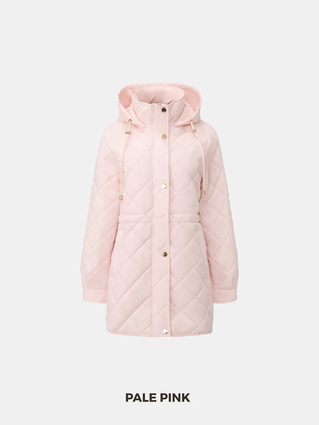 WarmCore™ Mid Length Diamond Quilted Puffer