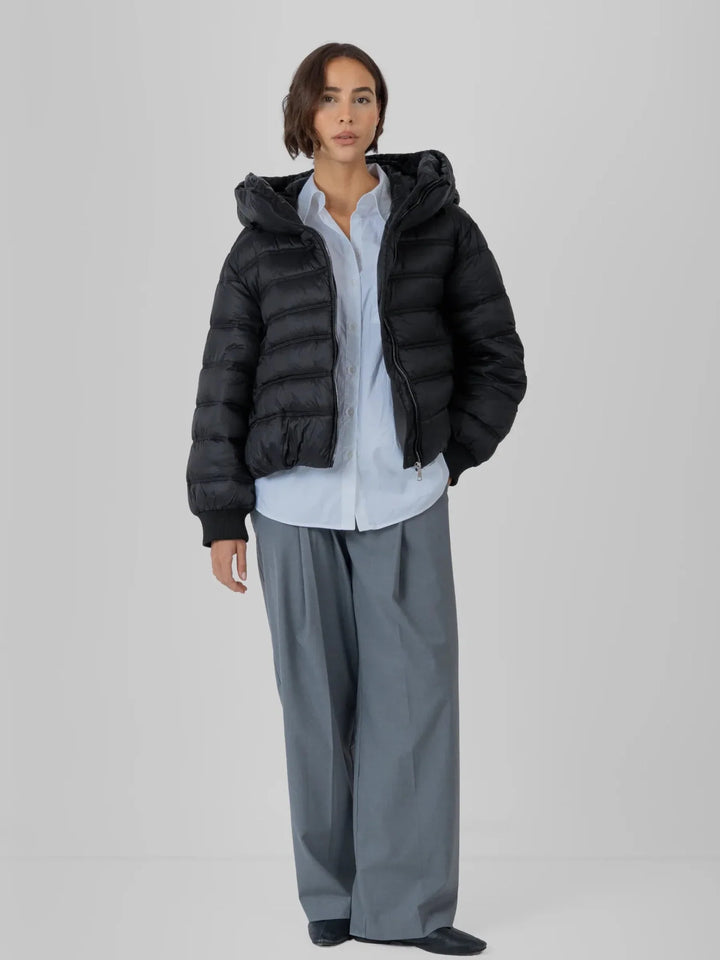 WarmCore™ Oversized Hood Short Puffer Jacket