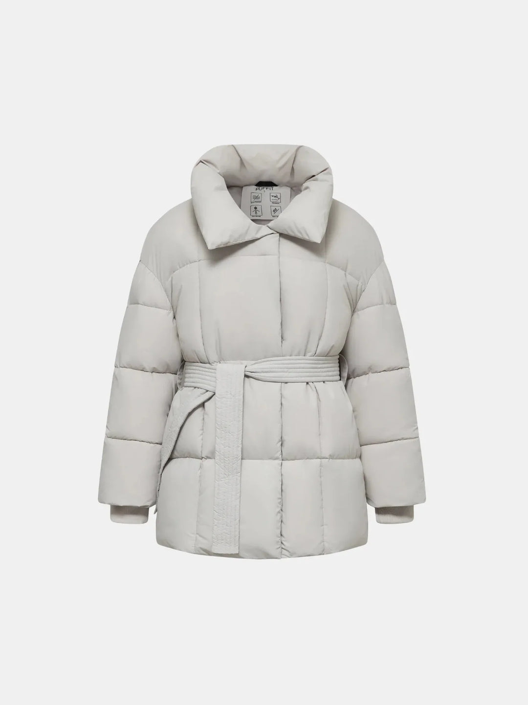 WarmCore™ Premium Mid Length Belted Puffer Jacket Women Casual Coat