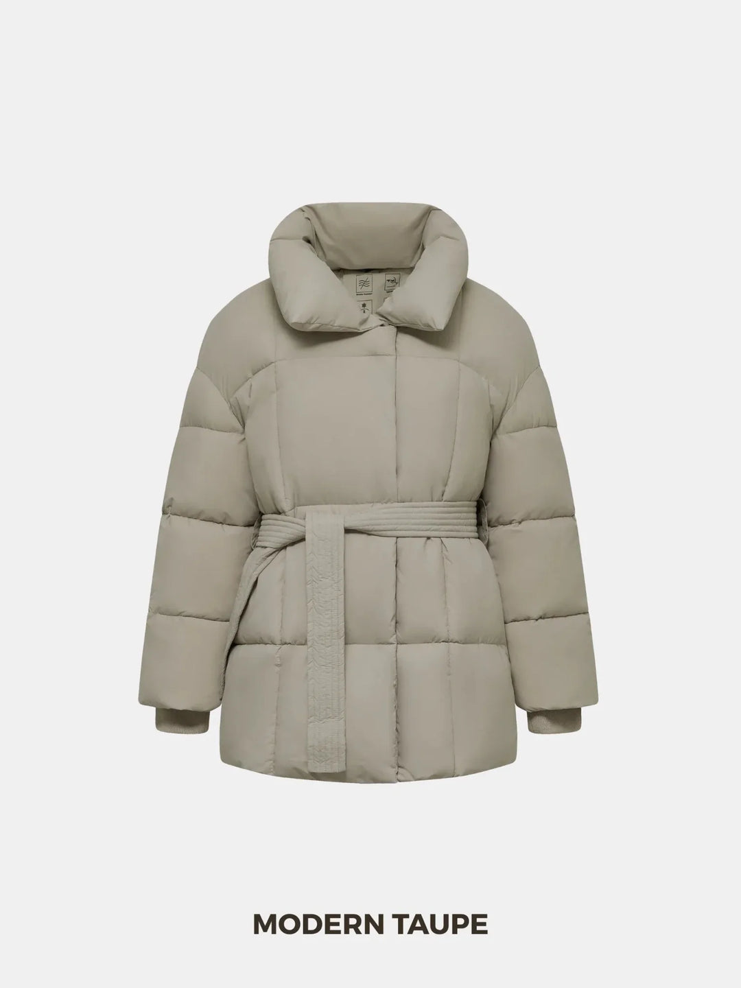WarmCore™ Premium Mid Length Belted Puffer Jacket Women Casual Coat