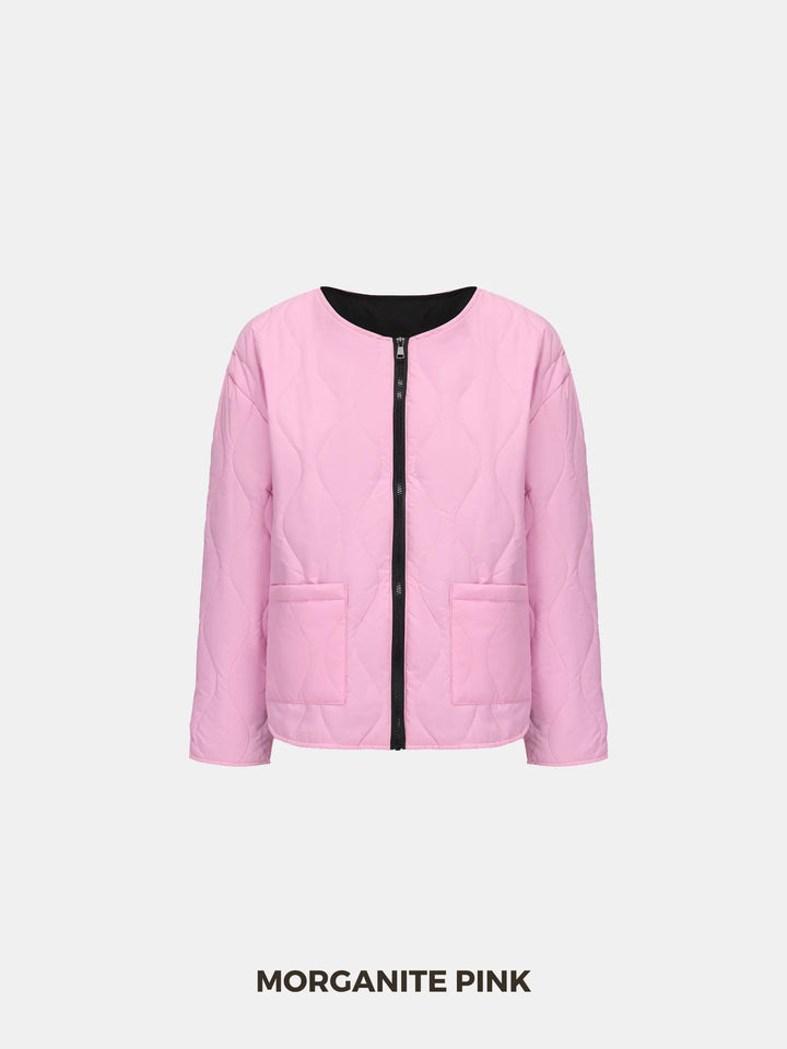 WarmCore™ Round Neck Quilted Puffer Jacket