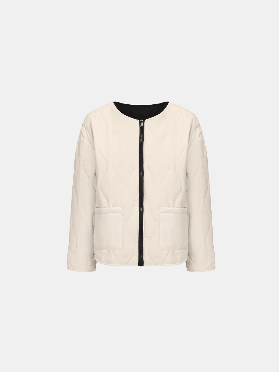 WarmCore™ Round Neck Quilted Puffer Jacket