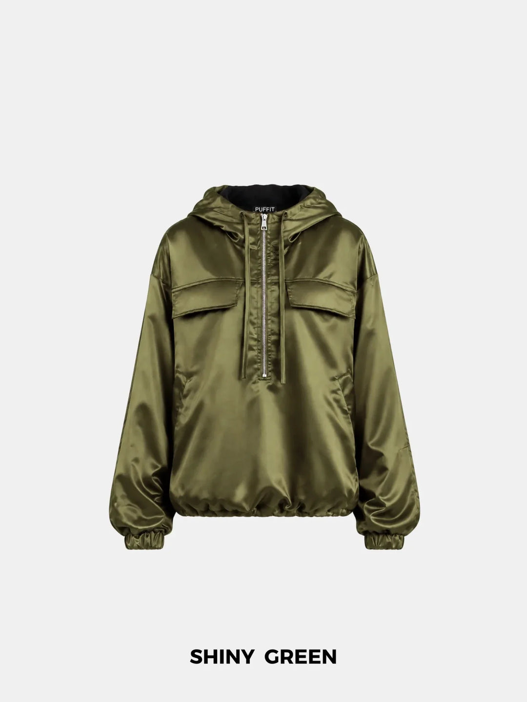 WarmCore™ Shiny Oversized Fleece Lined Hoodie