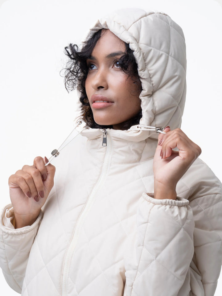 WarmCore™ Short Diamond Quilted Jacket