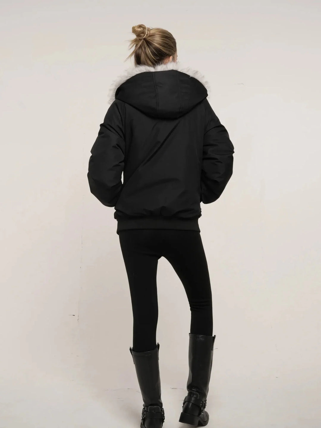 WarmCore™ Faux Fur Lined Waterproof Bomber