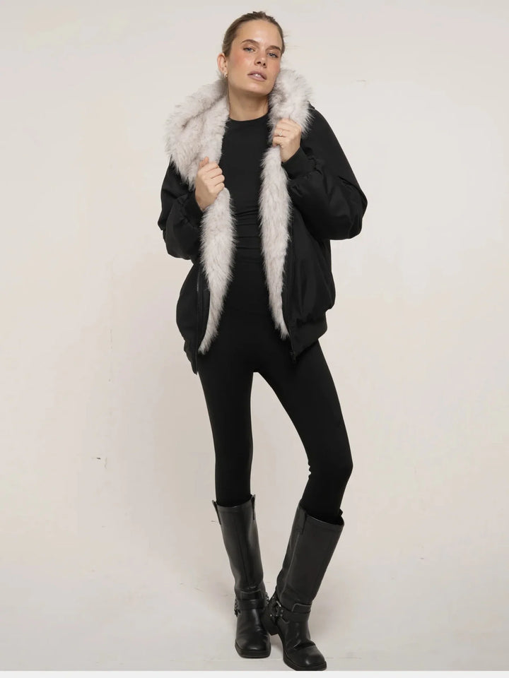WarmCore™ Faux Fur Lined Waterproof Bomber