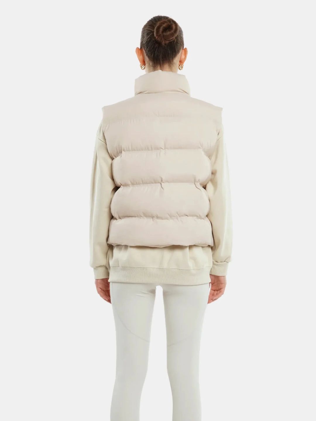 WarmCore™ Taped Seams Funnel Neck Puffer Gilet